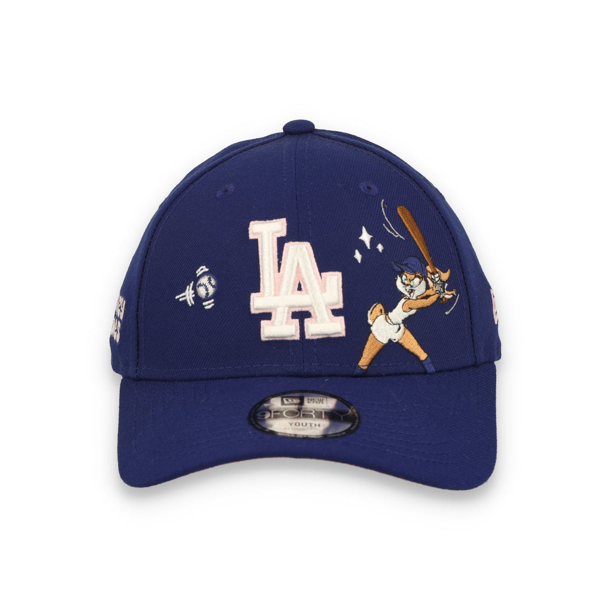 New Era Youth Los Angeles Dodgers Lola Bunny 9FORTY Adjustable Hat product image 1, provided for visual reference and