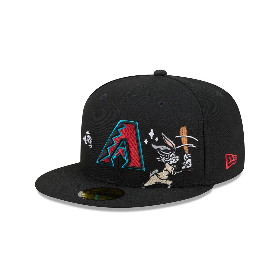 New Era Arizona Diamondbacks Bugs Bunny Swing 59FIFTY Fitted Hat product image 2, provided for visual reference and product