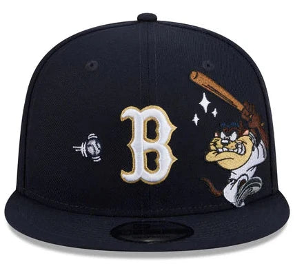 New Era Boston Red Sox Tasmanian Devil 9FIFTY Snapback Hat product image 1, provided for visual reference and product detail