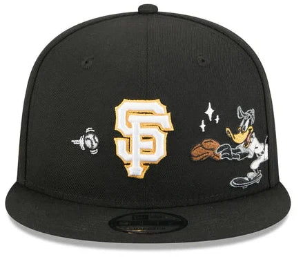 New Era San Francisco Giants Daffy Duck 9FIFTY Snapback Hat-Black product image 1, provided for visual reference and product