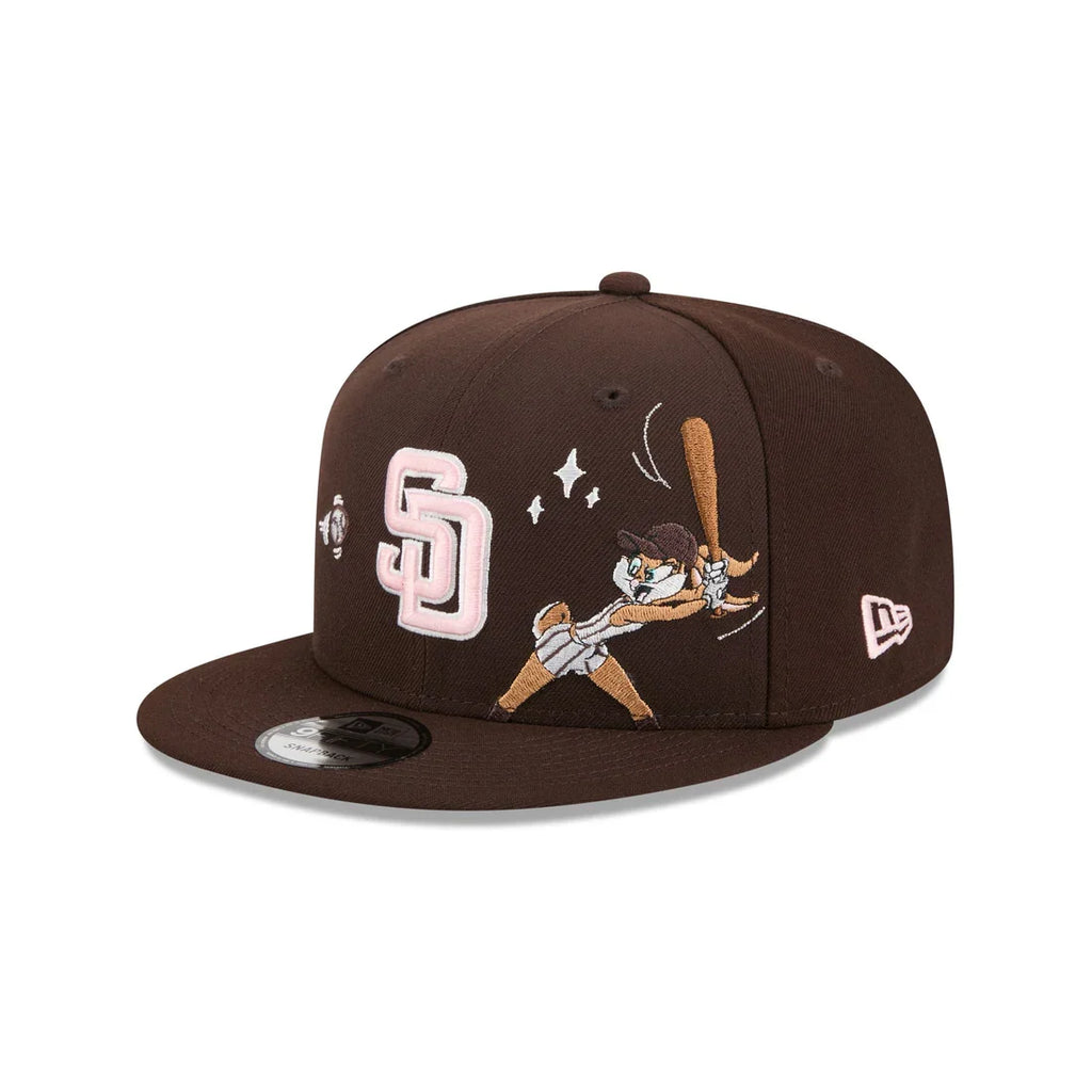 New Era San Diego Padres Lola Bunny 9FIFTY Snapback Hat product image 2, provided for visual reference and product detail