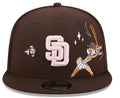 New Era San Diego Padres Lola Bunny 9FIFTY Snapback Hat product image 1, provided for visual reference and product detail