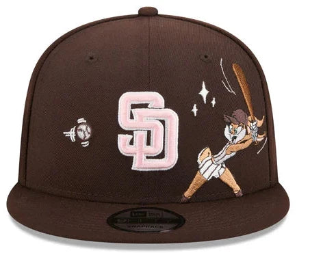 New Era San Diego Padres Lola Bunny 9FIFTY Snapback Hat product image 1, provided for visual reference and product detail