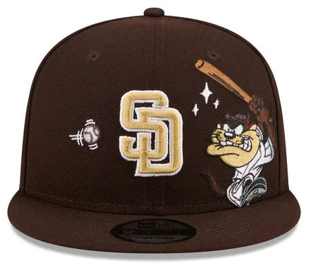 New Era San Diego Padres Tasmanian Devil 9FIFTY Snapback Hat product image 1, provided for visual reference and product