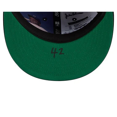 New Era Atlanta Braves Jackie Robinson 59FIFTY 2026 Fitted Hat - Black product image 7, provided for visual reference and