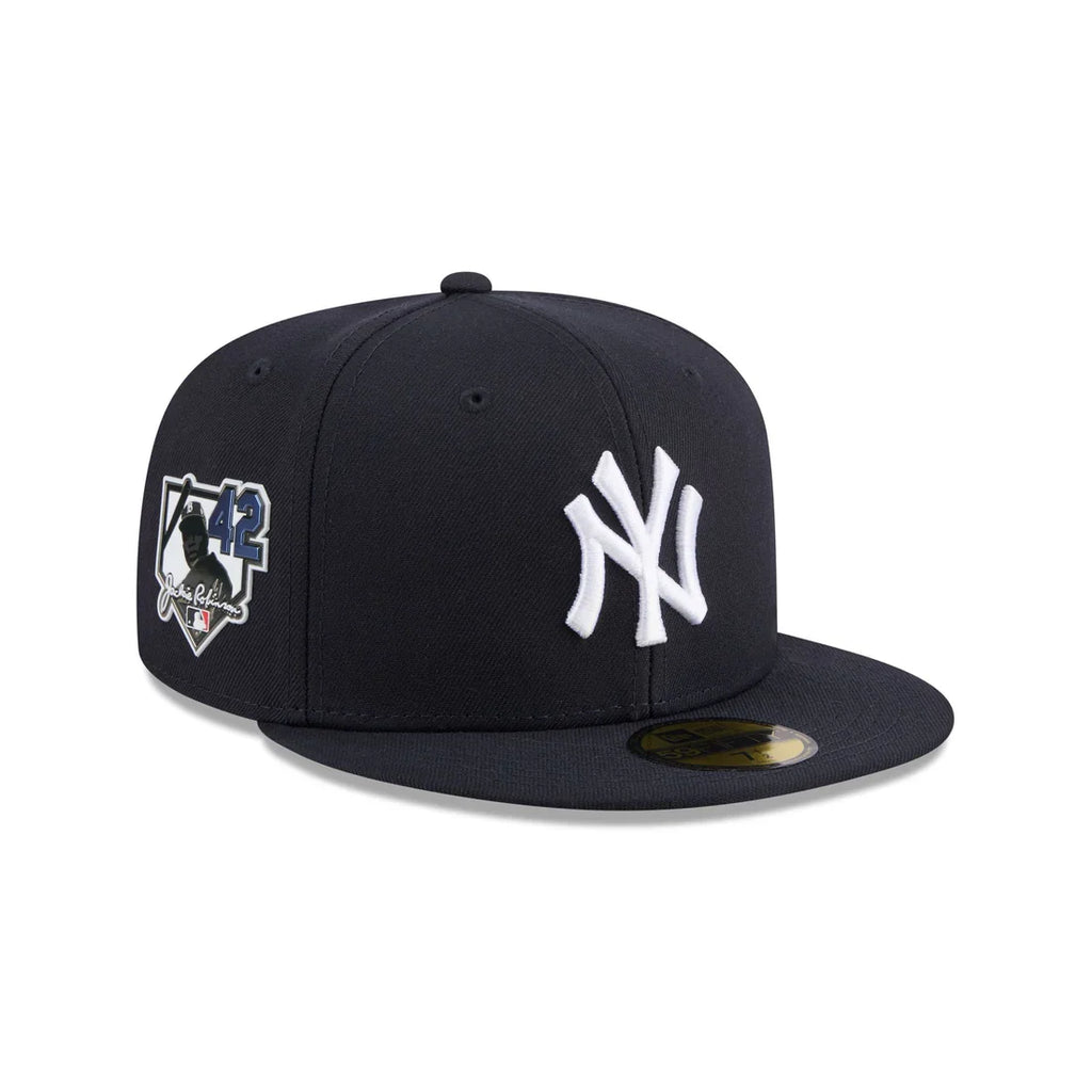 New Era New York Yankees Jackie Robinson Day 2026 59FIFTY Fitted Hat - Navy product image 1, provided for visual reference