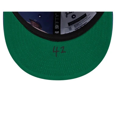 New Era Los Angeles Dodgers Jackie Robinson Day 2026 59FIFTY Fitted Hat - Royal product image 6, provided for visual