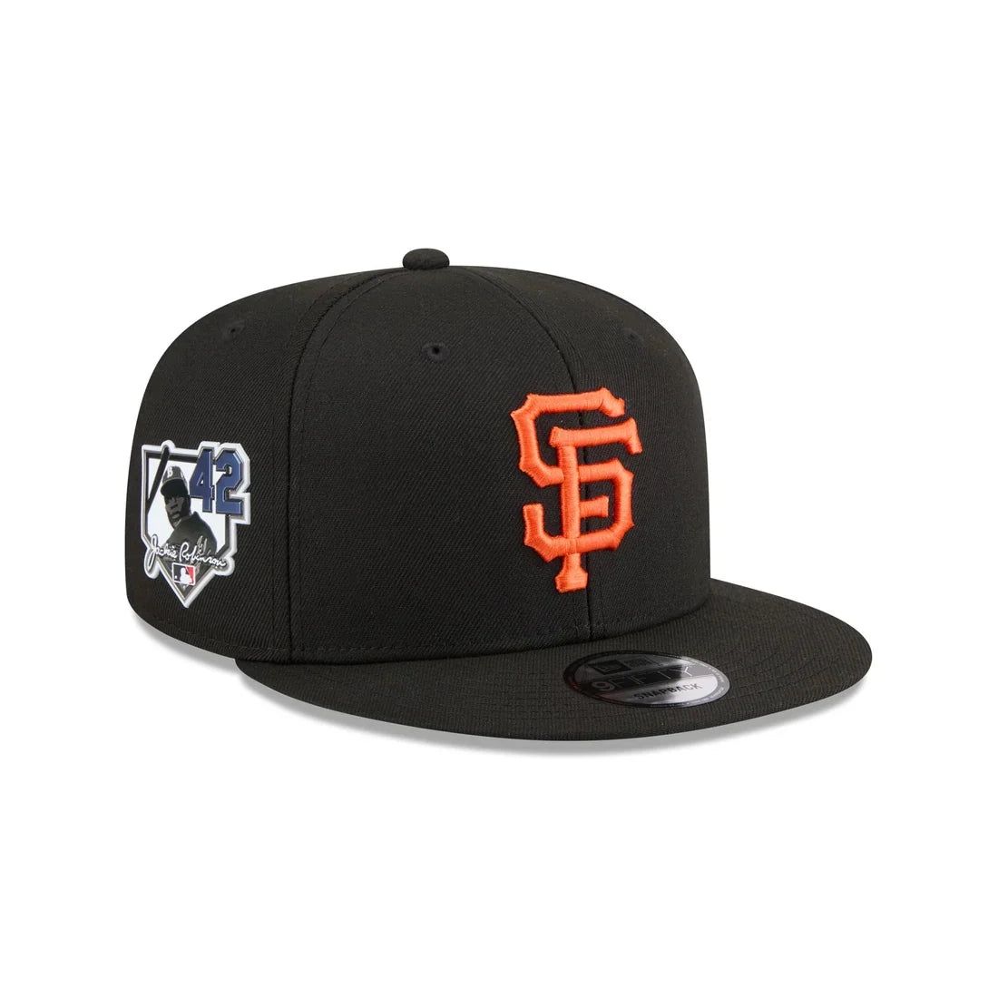 New Era San Francisco Giants Jackie Robinson 2026 9FIFTY Snapback Hat- Black product image 1, provided for visual reference