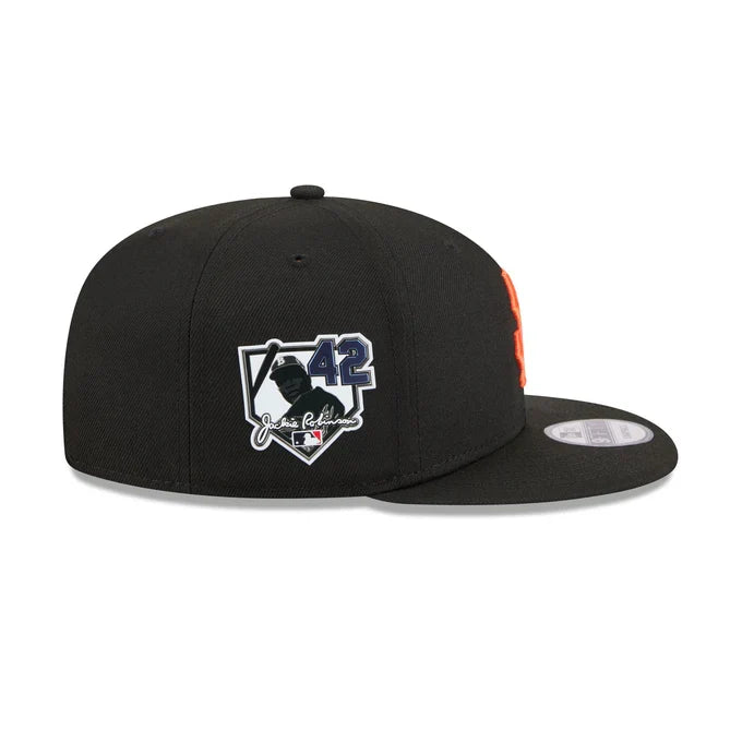 New Era San Francisco Giants Jackie Robinson 2026 9FIFTY Snapback Hat- Black product image 4, provided for visual reference