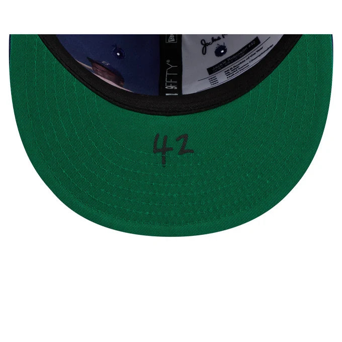 New Era Los Angeles Dodgers Jackie Robinson 2026 9FIFTY Snapback Hat- Royal product image 7, provided for visual reference