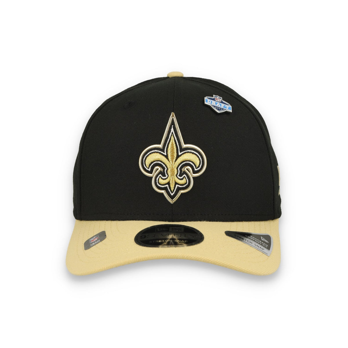 New Era New Orleans Saints 2026 NFL Draft 9SEVENTY Stretch-Snap Hat - OTC product image 3, provided for visual reference and