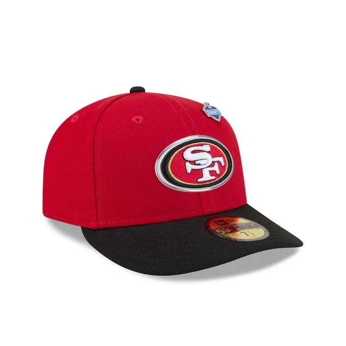 New Era San Francisco 49ers 2026 NFL Draft 59FIFTY Fitted Hat product image 2, provided for visual reference and product