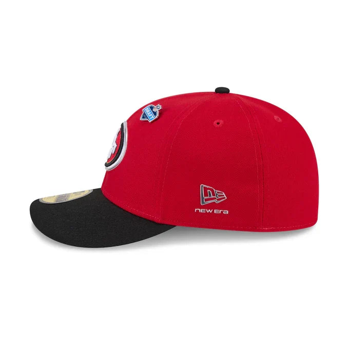 New Era San Francisco 49ers 2026 NFL Draft 59FIFTY Fitted Hat product image 4, provided for visual reference and product