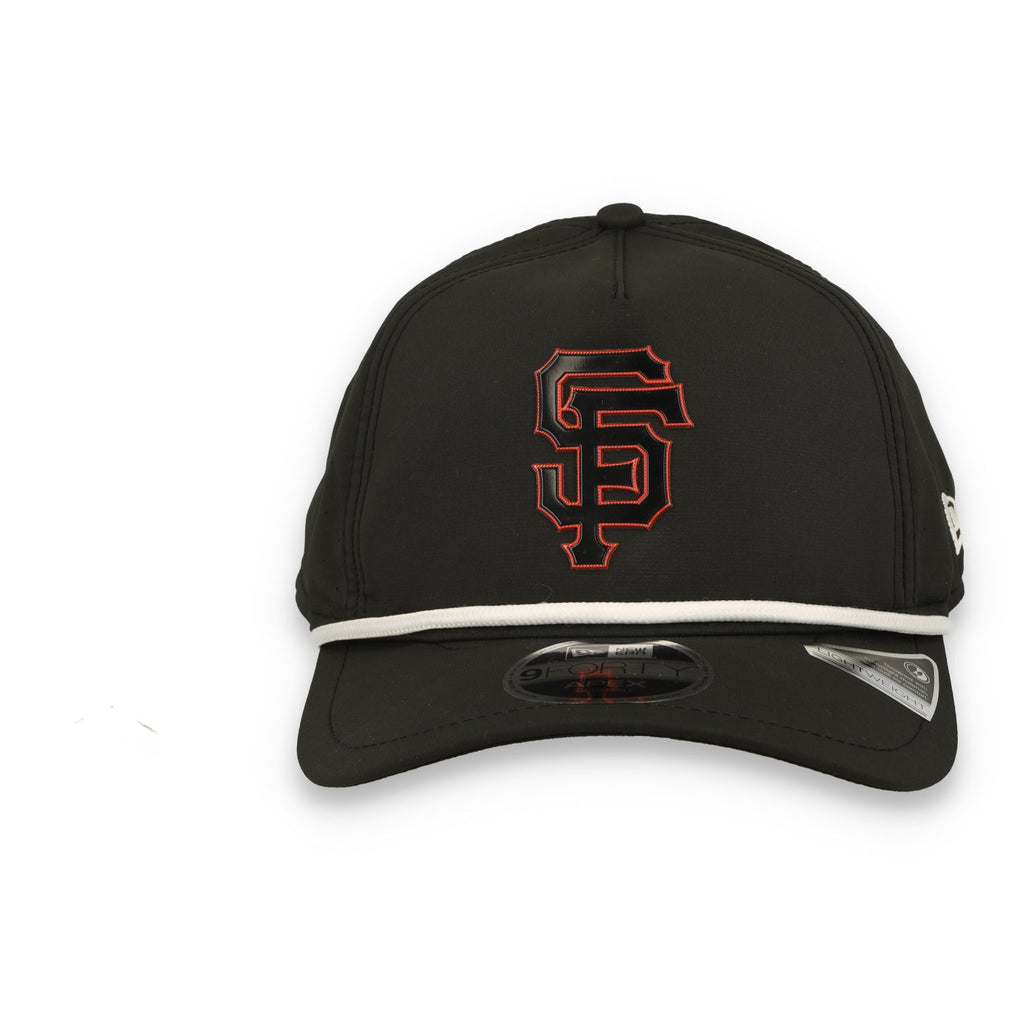 New Era San Francisco Giants Rope 9FORTY APEX Trucker Snapback Hat product image 3, provided for visual reference and