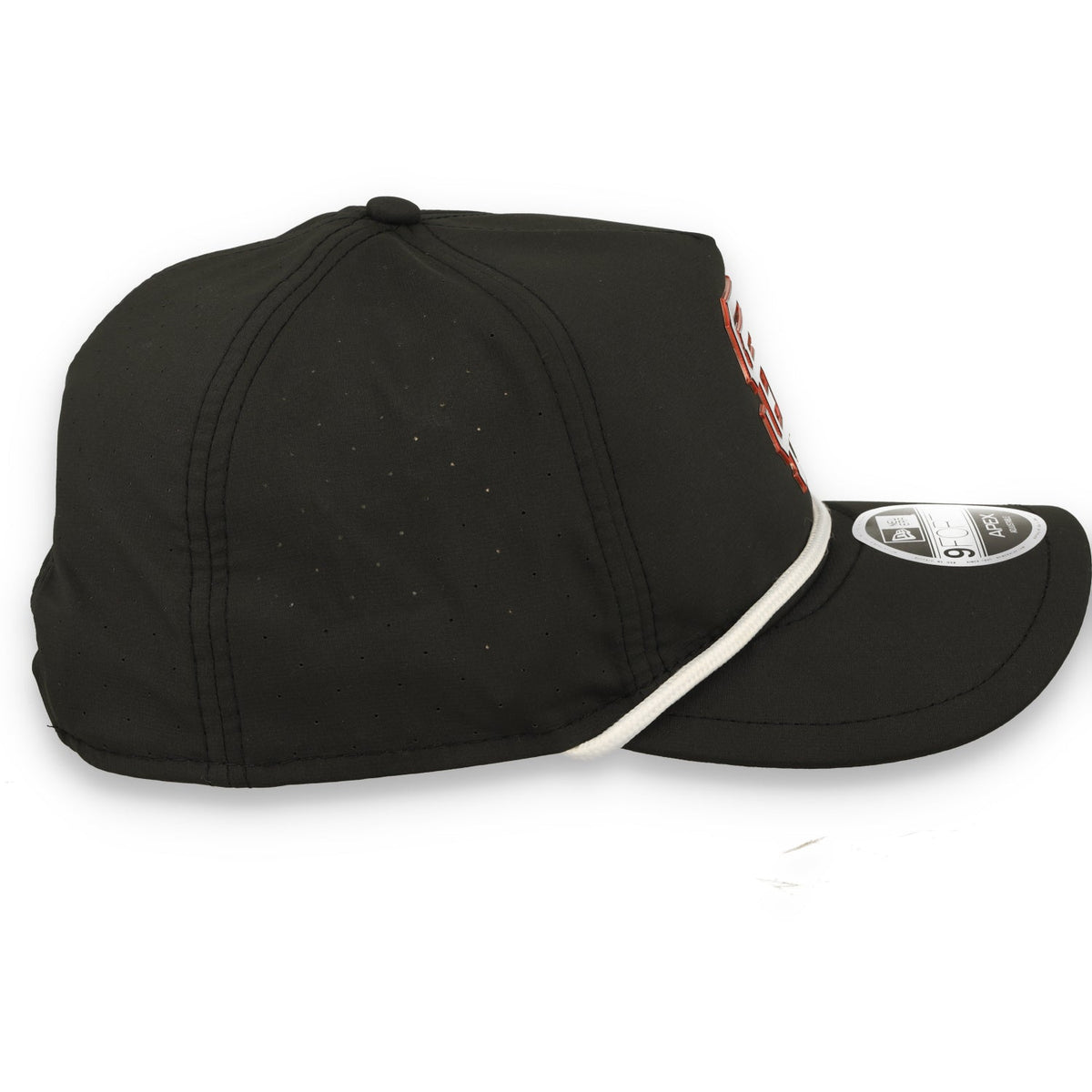 New Era San Francisco Giants Rope 9FORTY APEX Trucker Snapback Hat product image 5, provided for visual reference and