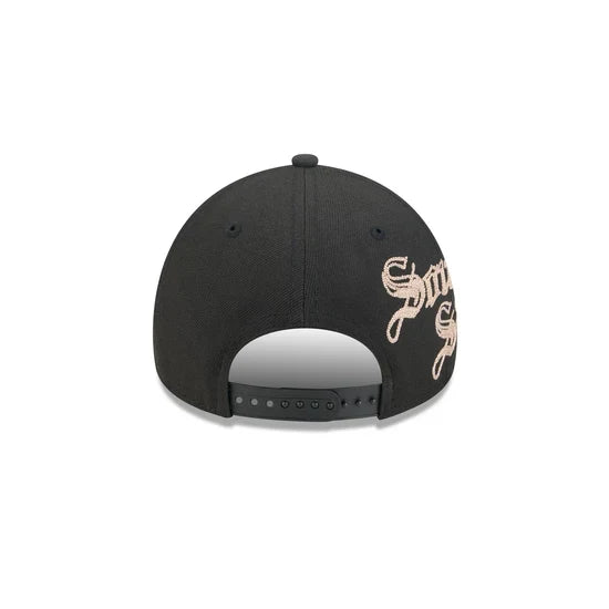New Era Chicago White Sox Gothic Lettering 9FORTY A-Frame Snapback product image 6, provided for visual reference and