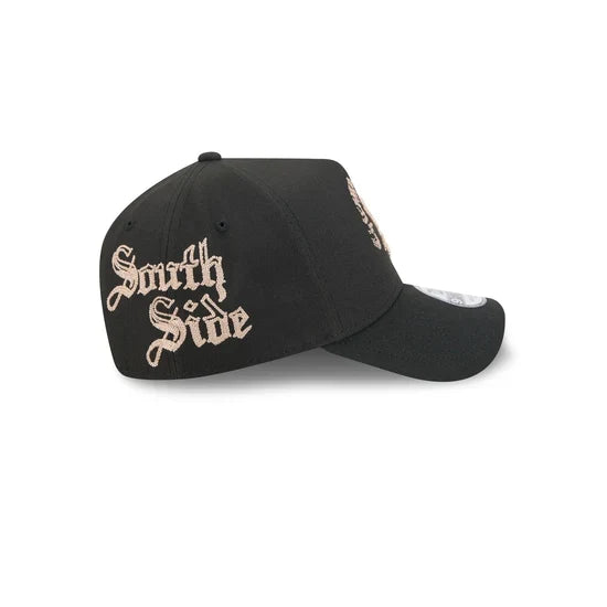 New Era Chicago White Sox Gothic Lettering 9FORTY A-Frame Snapback product image 4, provided for visual reference and