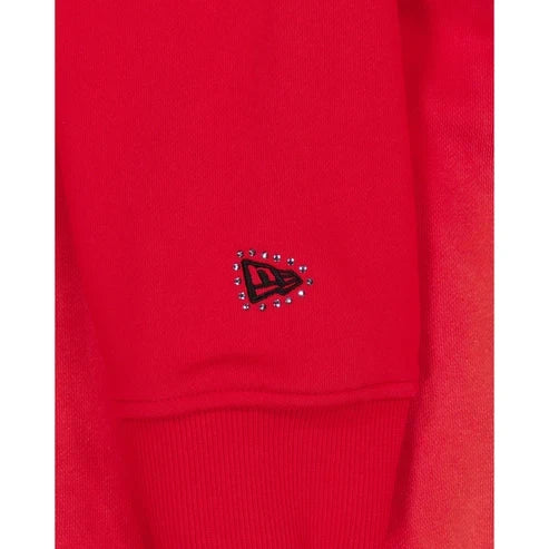 New Era San Francisco 49ers Women Washed Cropped Hoodie product image 3, provided for visual reference and product detail