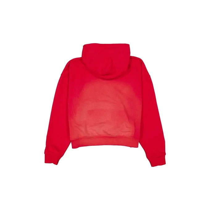 New Era San Francisco 49ers Women Washed Cropped Hoodie product image 2, provided for visual reference and product detail