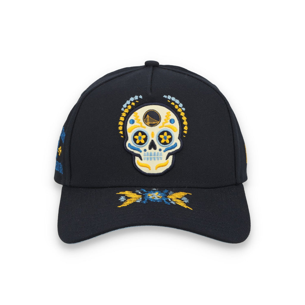New Era Golden State Warriors 2026 Day of the Dead 9FORTY A-Frame Snapback - Navy product image 3, provided for visual