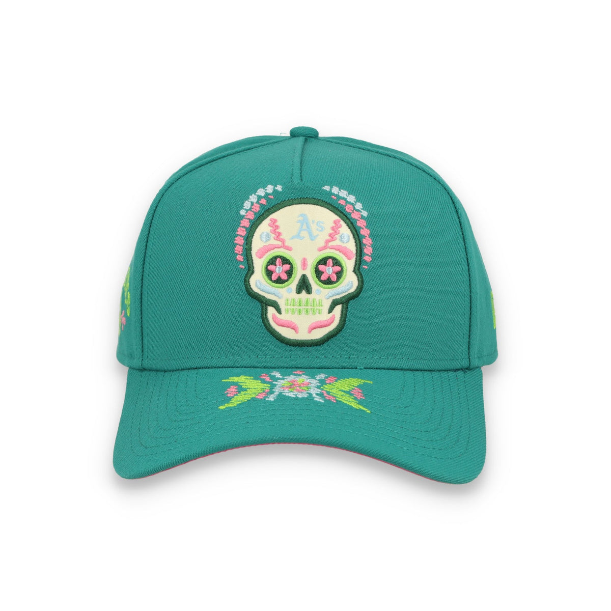 New Era Athletics 2026 Day of the Dead 9FORTY A-Frame Snapback product image 3, provided for visual reference and product