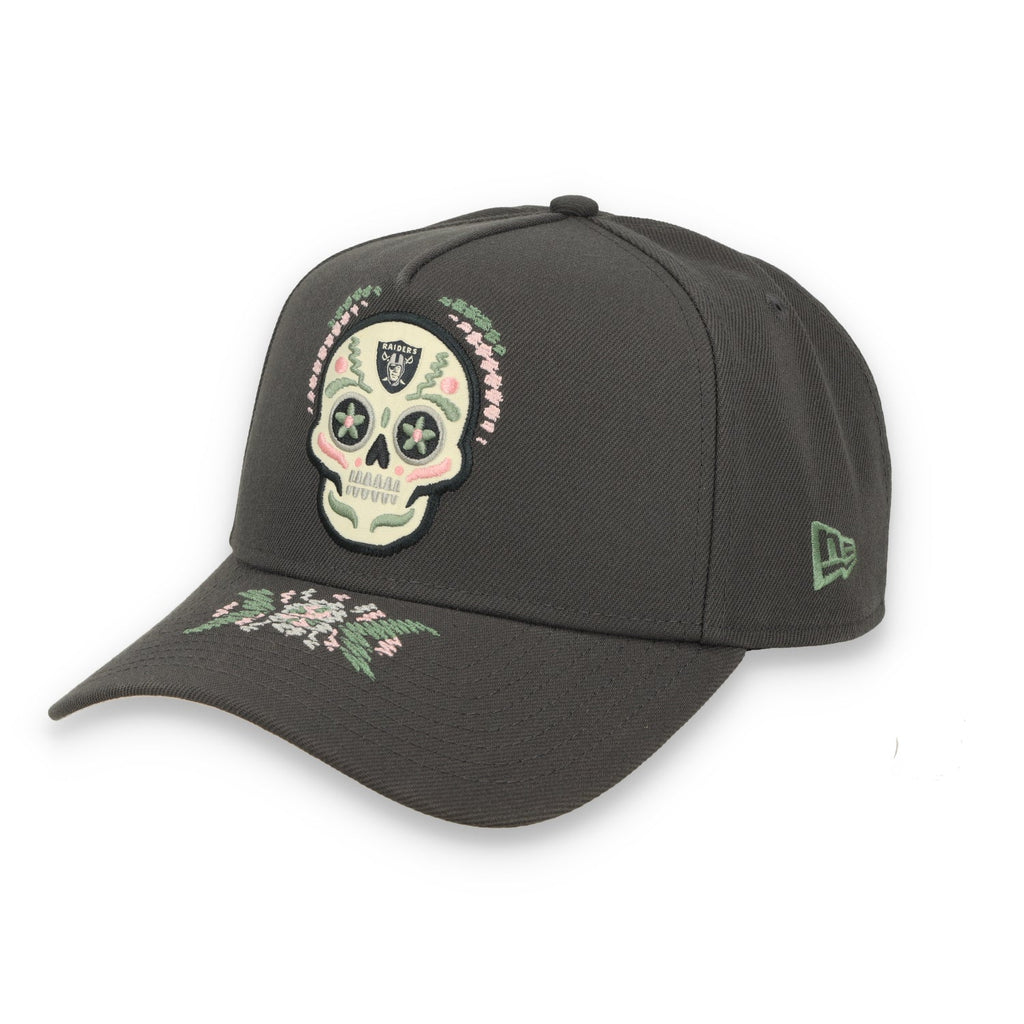 New Era Las Vegas Raiders 2026 Day of the Dead 9FORTY A-Frame Snapback - Gray product image 2, provided for visual reference