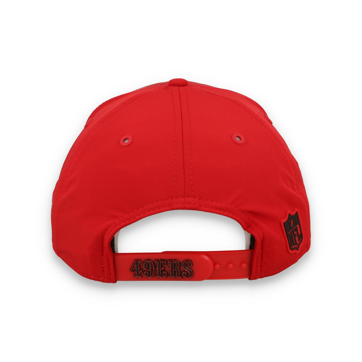 New Era San Francisco 49ers On-Field Performance 9SEVENTY Stretch -Snap Adjustable Hat-Red product image 6, provided for