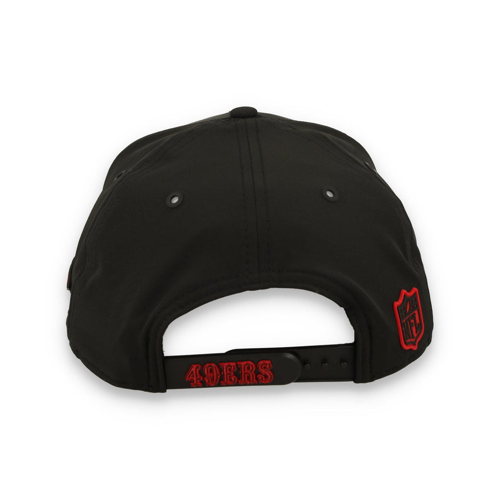 New Era San Francisco 49ers On-Field Performance 9SEVENTY Stretch -Snap Adjustable Hat-Black/Red product image 6, provided