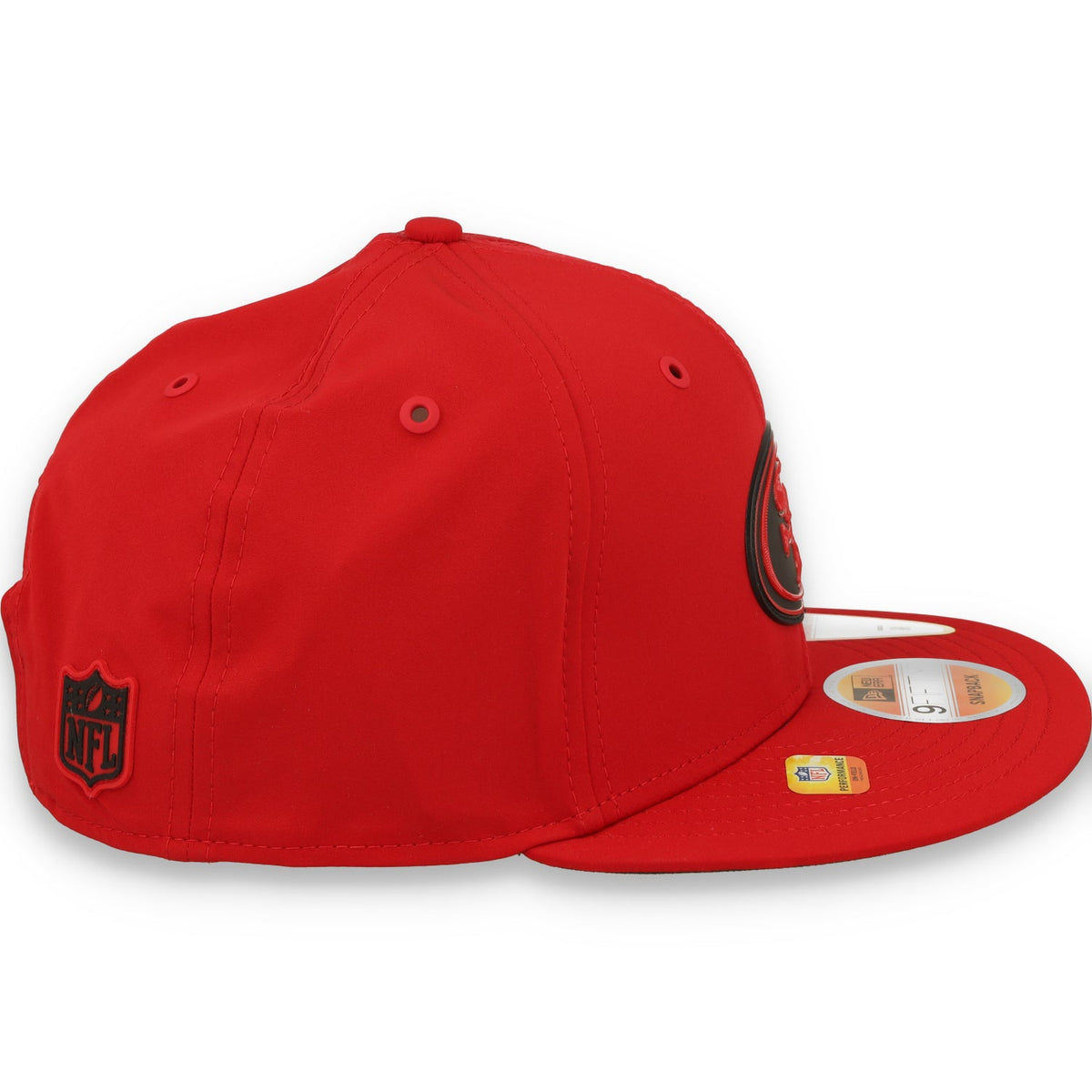 New Era San Francisco 49ers NFL Sideline Performance 9FIFTY Snapback Hat product image 4, provided for visual reference and