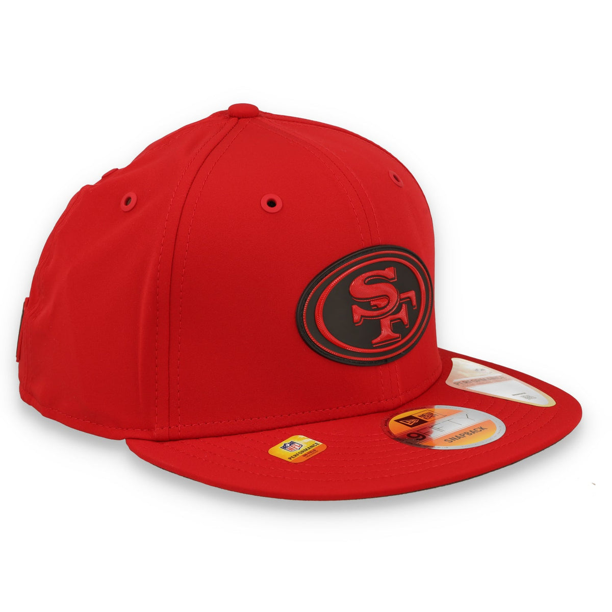 New Era San Francisco 49ers NFL Sideline Performance 9FIFTY Snapback Hat product image 2, provided for visual reference and