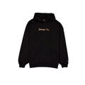New Era Athletics Gothic Lettering Black Hoodie product image 1, provided for visual reference and product detail review