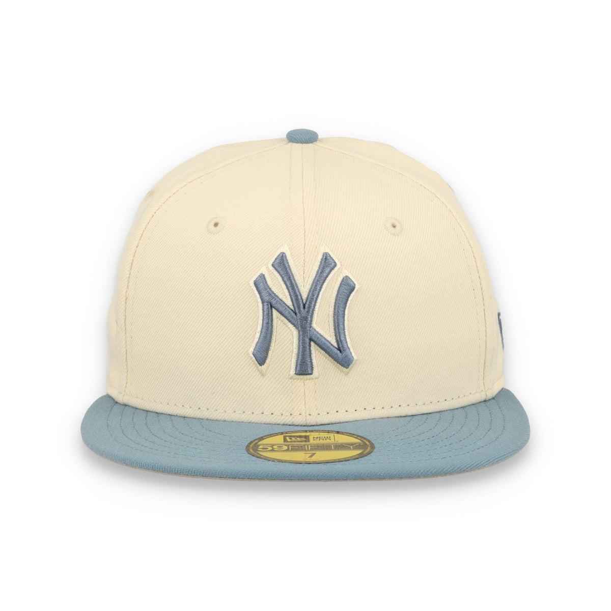 New Era New York Yankees 2-Tone Color Pack 59FIFTY Fitted Hat - Cream/Baby Blue product image 3, provided for visual