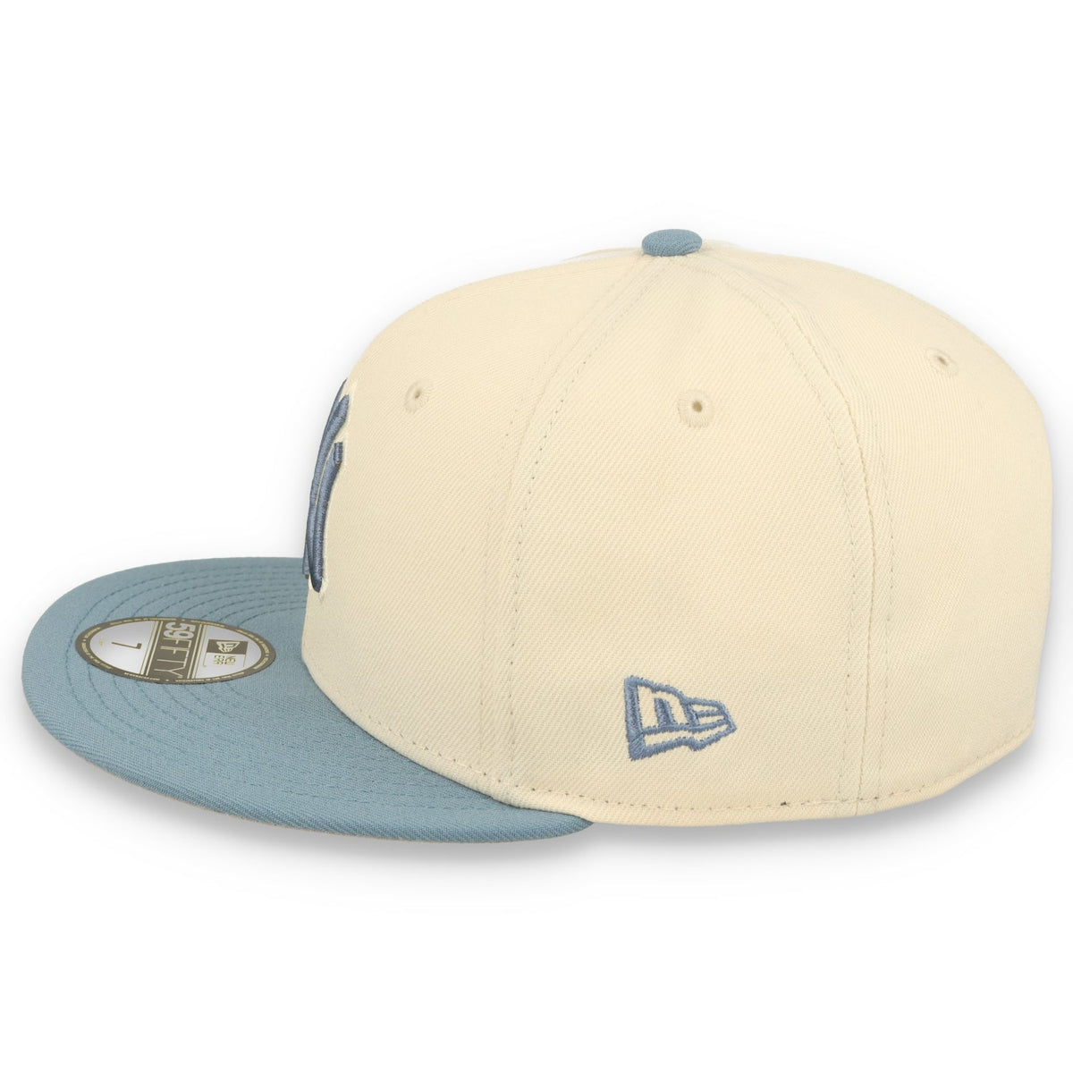 New Era New York Yankees 2-Tone Color Pack 59FIFTY Fitted Hat - Cream/Baby Blue product image 4, provided for visual
