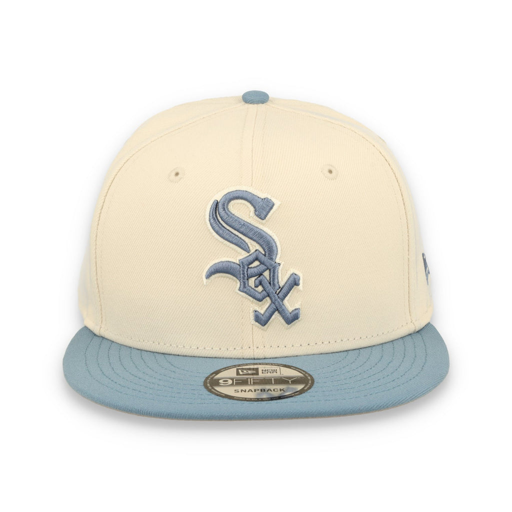 New Era Chicago White Sox 2-Tone Color Pack 9FIFTY Snapback Hat - Cream/Baby Blue product image 3, provided for visual