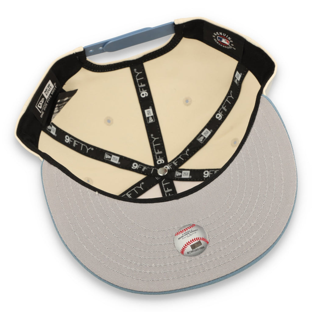 New Era Chicago White Sox 2-Tone Color Pack 9FIFTY Snapback Hat - Cream/Baby Blue product image 7, provided for visual
