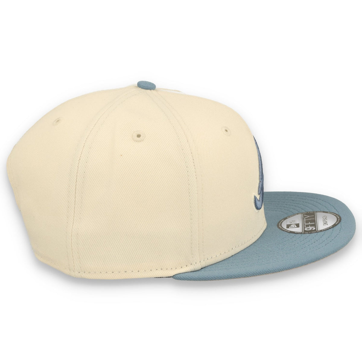 New Era Atlanta Braves 2-Tone Color Pack 9FIFTY Snapback Hat - Cream/Baby Blue product image 5, provided for visual