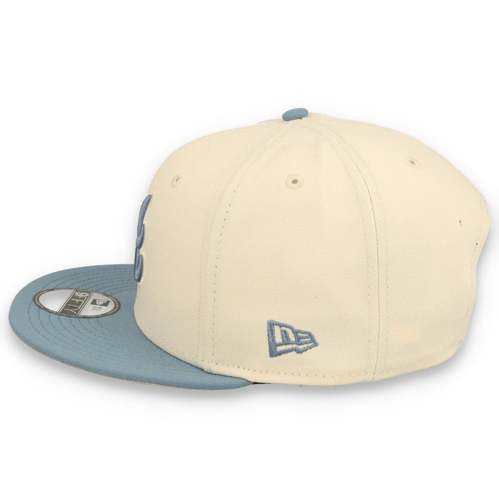 New Era Atlanta Braves 2-Tone Color Pack 9FIFTY Snapback Hat - Cream/Baby Blue product image 4, provided for visual
