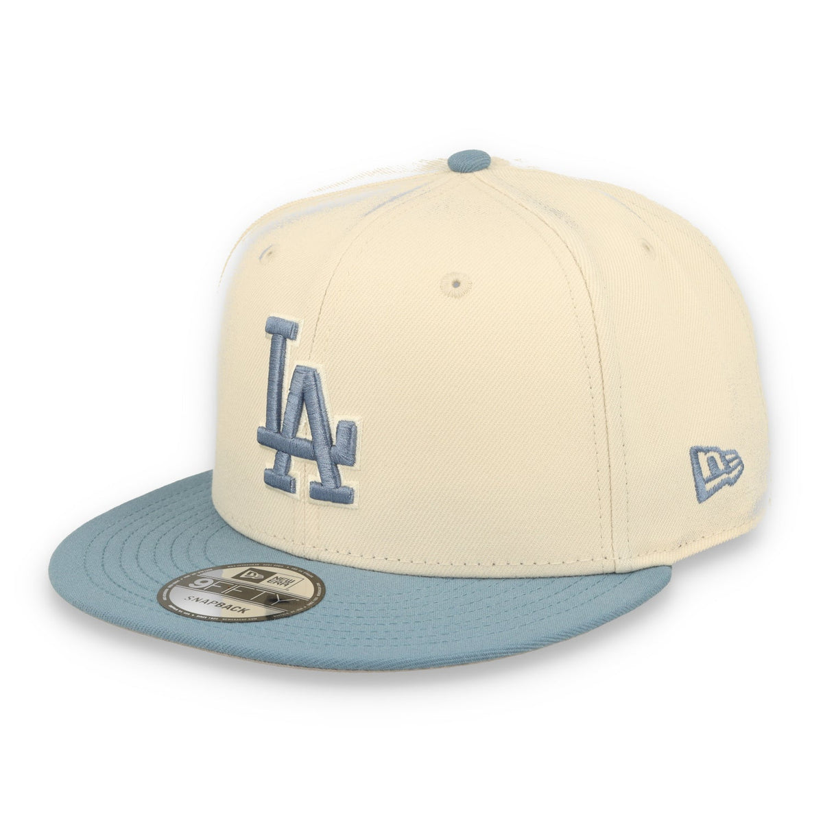 New Era Los Angeles Dodgers 2-Tone Color Pack 9FIFTY Snapback Hat - Cream/Baby Blue product image 1, provided for visual