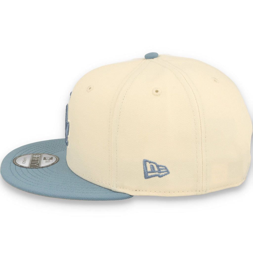 New Era Los Angeles Dodgers 2-Tone Color Pack 9FIFTY Snapback Hat - Cream/Baby Blue product image 4, provided for visual