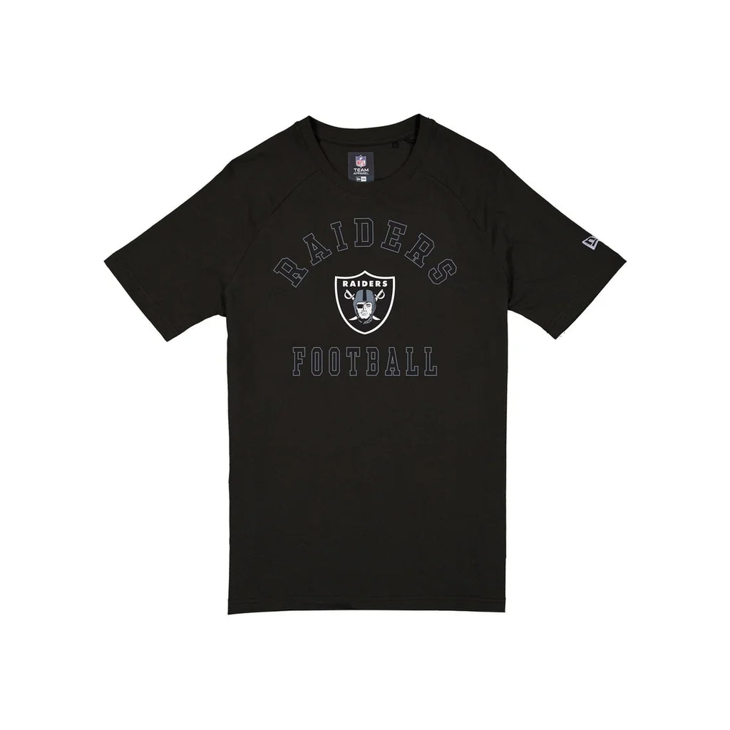 New Era Men Las Vegas Raiders Functional Fandom Black T-Shirt product image 1, provided for visual reference and product