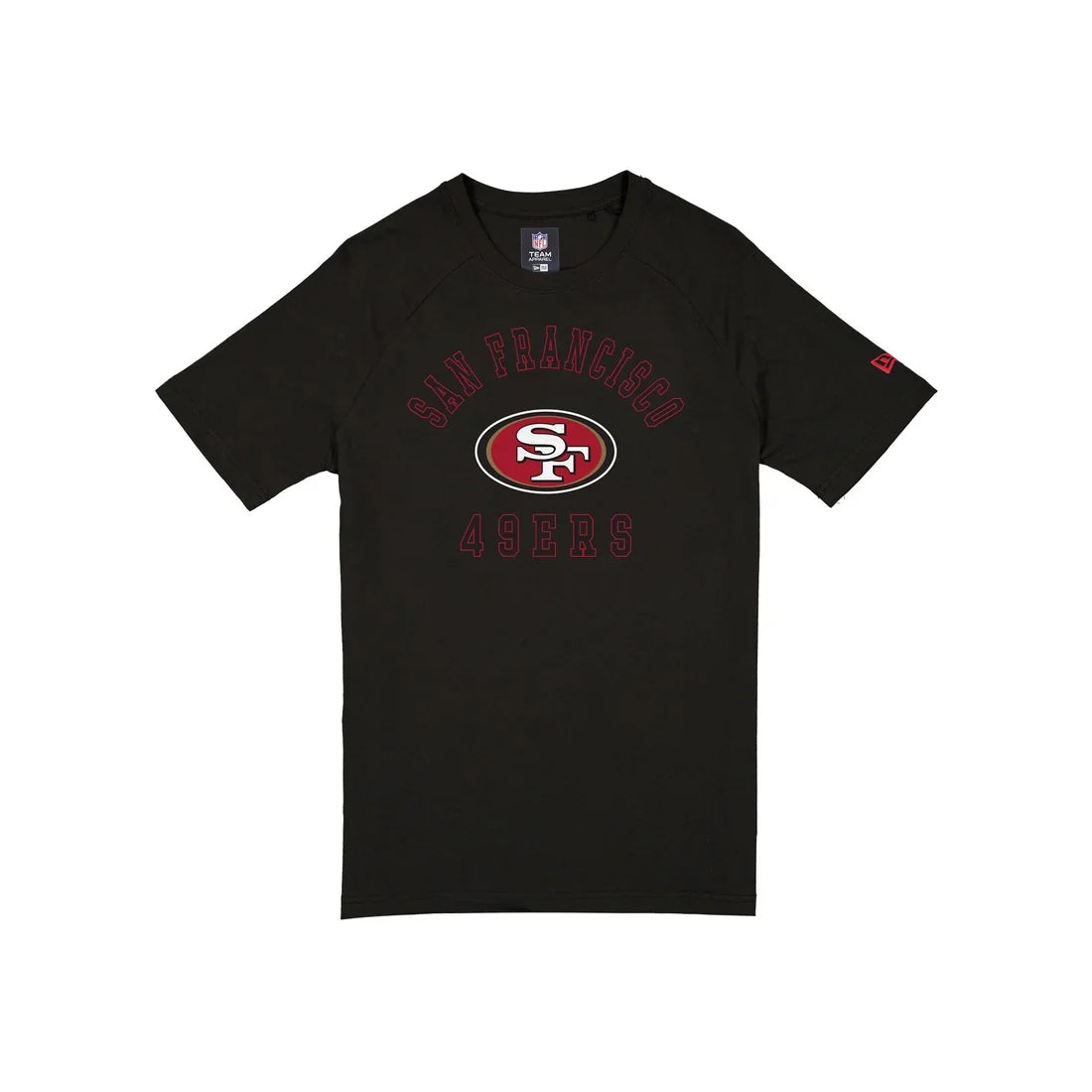 New Era Men San Francisco 49ers T-Shirt - Black product image 1, provided for visual reference and product detail review