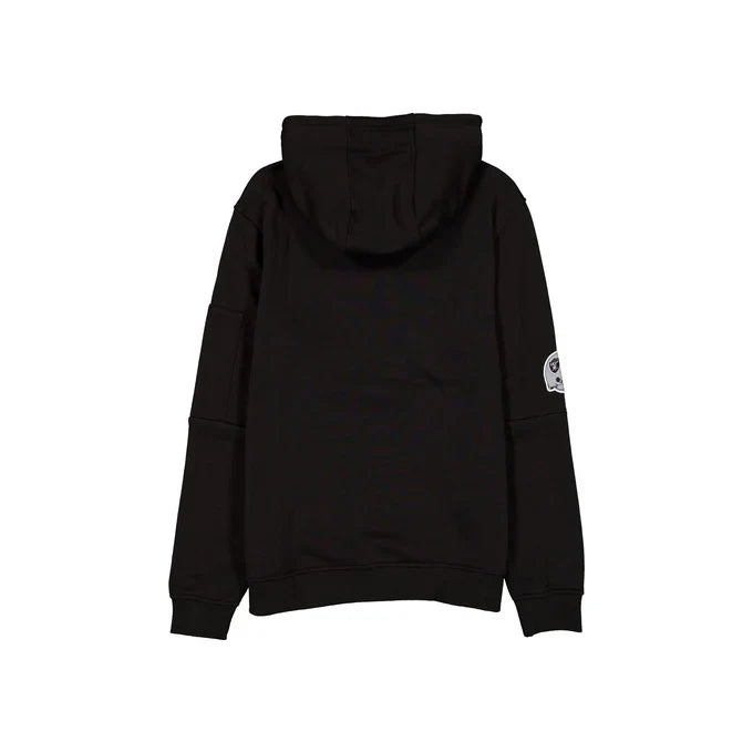 New Era Las Vegas Raiders Quarter Zip Hoodie - Black/White product image 2, provided for visual reference and product detail