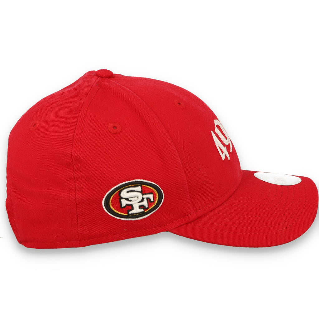 New Era Women San Francisco 49ers Gothic Font 9FORTY M-Crown Adjustable Hat product image 5, provided for visual reference