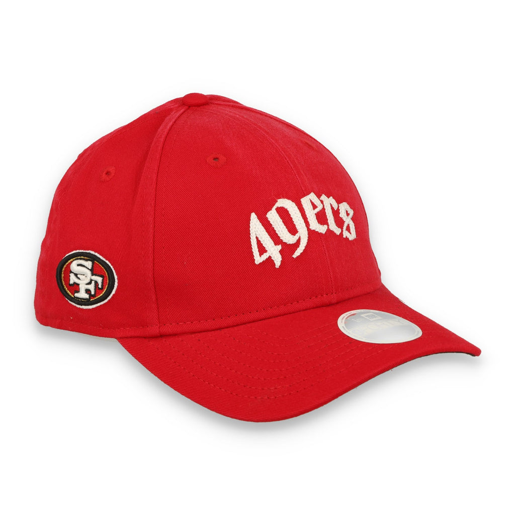 New Era Women San Francisco 49ers Gothic Font 9FORTY M-Crown Adjustable Hat product image 2, provided for visual reference