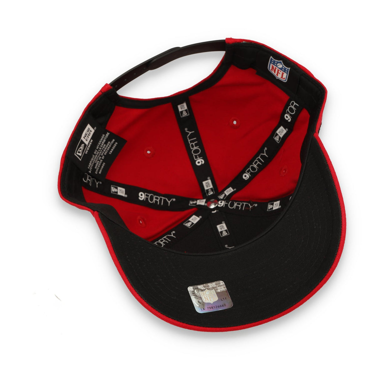 New Era Women San Francisco 49ers Gothic Font 9FORTY M-Crown Adjustable Hat product image 7, provided for visual reference
