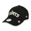 New Era Women Las Vegas Raiders Gothic Font 9FORTY M-Crown Adjustable Hat product image 1, provided for visual reference and
