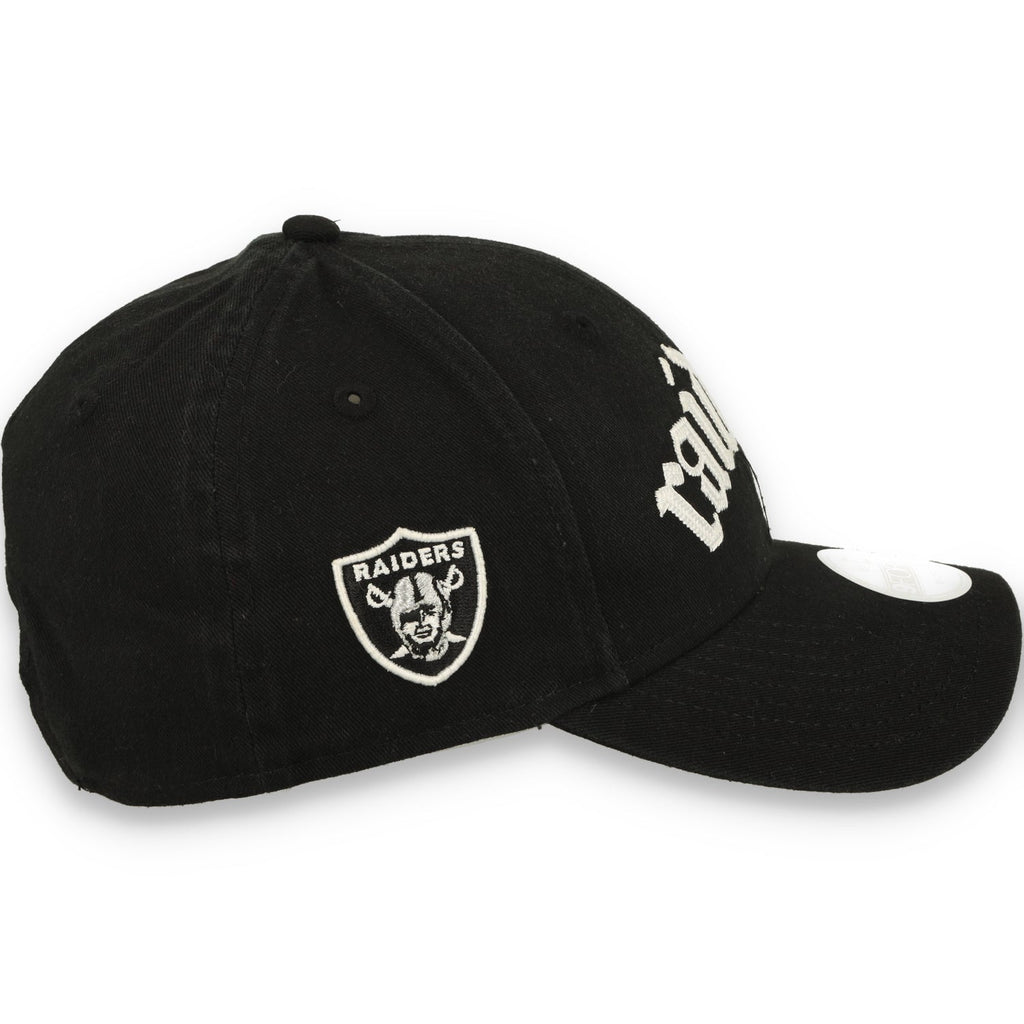 New Era Women Las Vegas Raiders Gothic Font 9FORTY M-Crown Adjustable Hat product image 4, provided for visual reference and