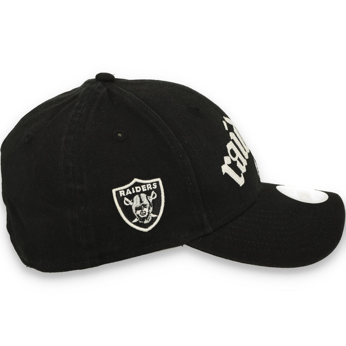 New Era Women Las Vegas Raiders Gothic Font 9FORTY M-Crown Adjustable Hat product image 4, provided for visual reference and
