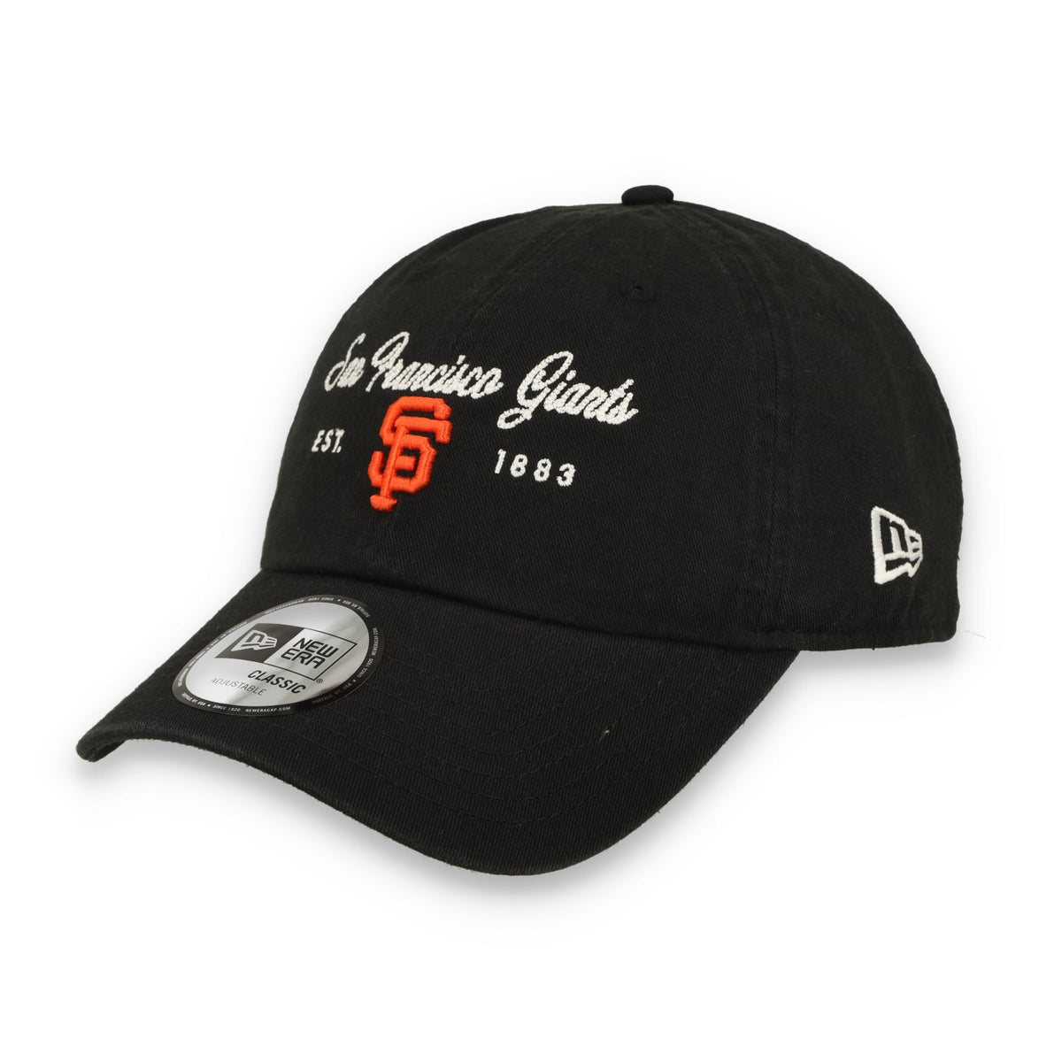 New Era Women San Francisco Giants Script Casual Classic Adjustable Hat - OTC product image 1, provided for visual reference