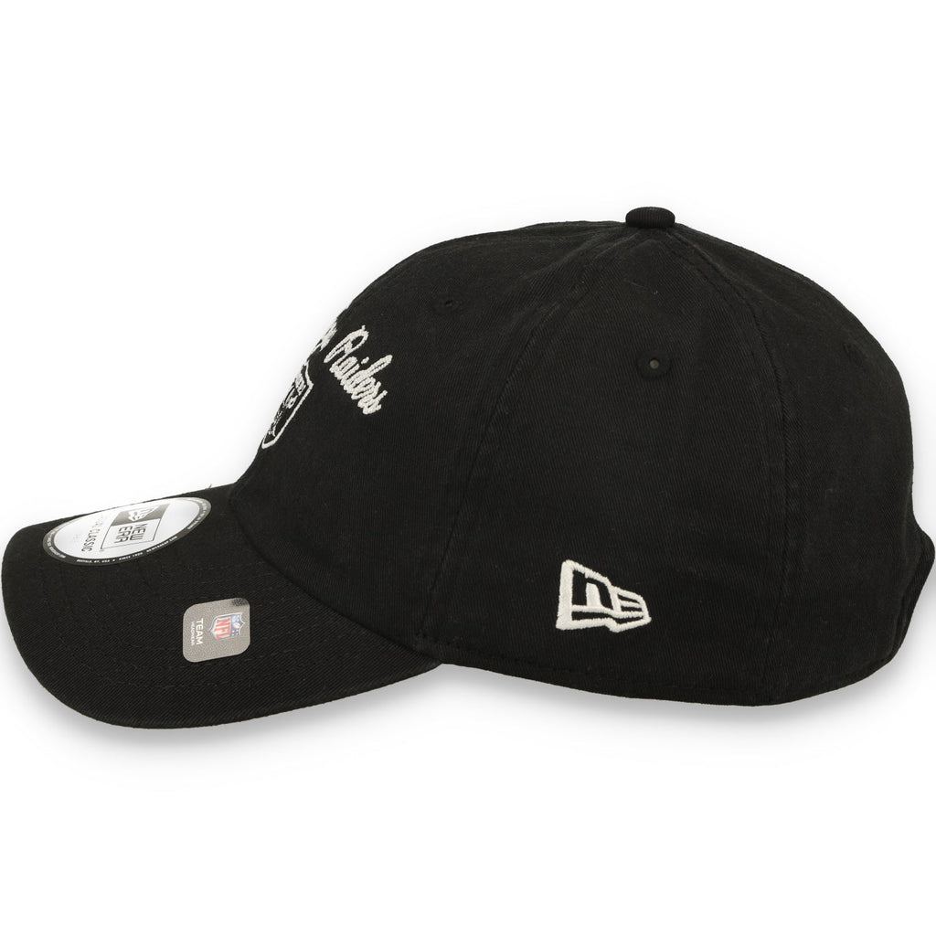 New Era Women Las Vegas Raiders Script Casual Classic Adjustable Hat product image 4, provided for visual reference and